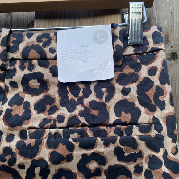 H&M Leopard Print Slacks Size 8 - Picture 11 of 11